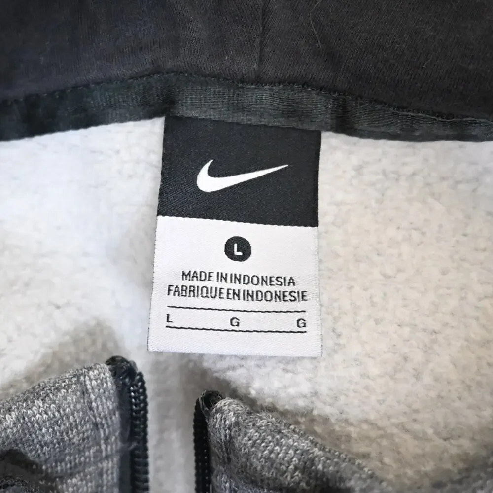 Nike Women's L Gray Quarter Zip Pullover Hoodie